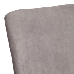 Стул обеденный La Rousse (2 шт. в упаковке) La Rousse (2 шт. в упаковке) NEW, велюр, серый/черный, 29, 45х55х93 см