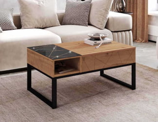 Туалетный стол Агат 37 Дуб Вотан-Черный