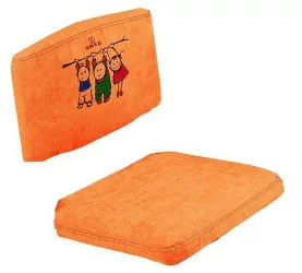 Растущая мебель Замша Оранжевая