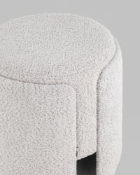 Пуф Taks букле (светло-серый)