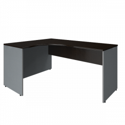 Стол криволинейный левый Riva А.СА-4 Л Венге/Металлик