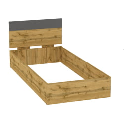 Кровать Алиса(L1)947х798х2063(ДВ-Графит)