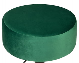 Пуф DOBRIN DANNY BLACK (зеленый велюр (MJ9-88))