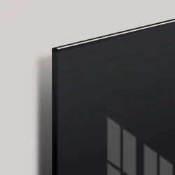 Доска магнитно-маркерная стеклянная BRAUBERG 60х90 см Черная