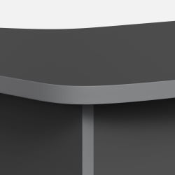 Компьютерный стол с надстройкой SKILLL STG 1385.1 антрацит/металлик