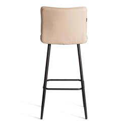 Барный стул Bari/Бари экокожа , бежевый, 45х56х110 см