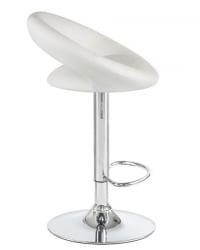Стул барный ДОБРИН МИРА (белый) 2 шт / DOBRIN MIRA