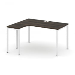 Стол эргономичный левый CONCEPT CN.SA-001(L) Дуб Мали Белый