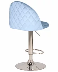 Стул барный DOBRIN MILANA Пудрово-голубой велюр MJ9-74