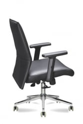 Офисное кресло Майк | Крестовина: хром паук | Подлокотники: 709 | Низкая спинка: Б / B