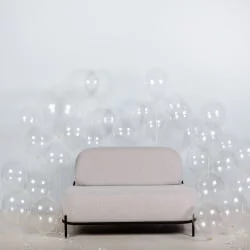 Диван с подушкой Gawaii 2-х мест Розовый