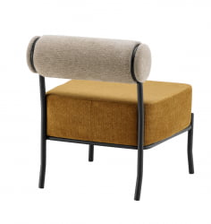 Кресло Ponpoun К бежевый терракотовый