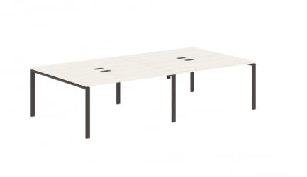 Бенч-система 4-местная ЕДИС ЕУВСТ 3116 Ясень Траун Мокко / EDIS EUWST