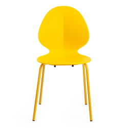 Стул EBAY (mod 03) металл/пластик, 52x46x83.5, желтый