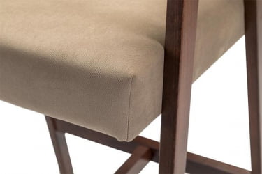 Кресло барное Baxter Б Beige/Темный орех