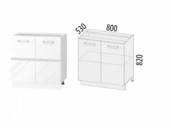 Напольный шкаф Бьянка 102.60