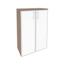 Шкаф средний широкий ОНИКС О.СТ-2.4Р вхите Дуб Аризона / ONIX O.ST-2.4R white