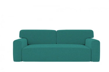 Диван прямой Сандвик (Berhouse) Цвет фасада: Азур рогожка; Тип: Прямой; Материал фасада: Микророгожка