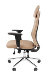 Офисное кресло CHAIRMAN 500 LUX экокожа Бежевый
