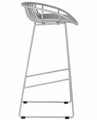 Стул барный ДОБРИН ФРАНК (светло-серый) / DOBRIN FRANK