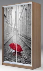 Шкаф-купе Хит-23-14-77 Париж Ясень шимо темный