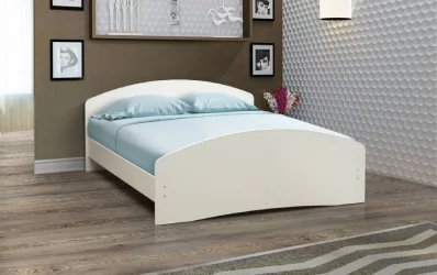 Кровать на уголках №2 1800*2000 Вишня Оксфорд