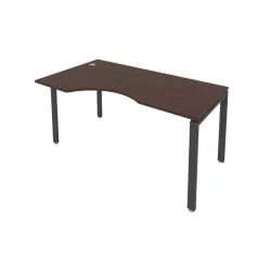 Стол письменный METAL SYSTEM Б.СА-1 Л Венге/Антрацит