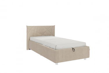 Односпальная кровать с подъемным механизмом Бест с подъем. механизмом ZP.KM0.9-02 капучино (велюр)