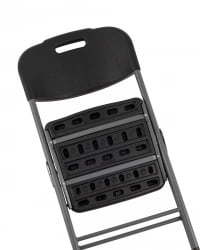 Стул складной банкетный черный