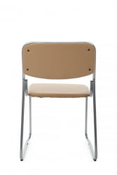 Кресло Nix RCH OMKL-02 Бежевый/Металл окрашенный Хром