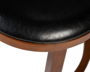 Круглый барный табурет DOBRIN BOB BAR (шоколад, черный) 2 шт