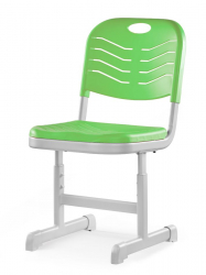 Стул ученический регулируемый пластиковый (рост 3-5) Салатовый
