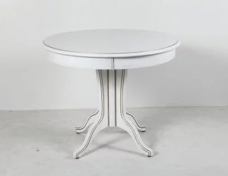 Стол обеденный Орион-5 (d1000) тон 1 с золотой патиной