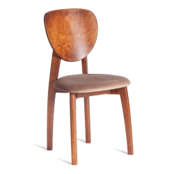 Стул ДИАМАНТЕ мягкое сидение бук, 42кс42кс85см, коричневый, ткань Тенерифе Моcко / DIAMANTE 42x42x85см, Tenerife Mocco