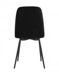 Стул Easy велюр черный 4 шт. комплект