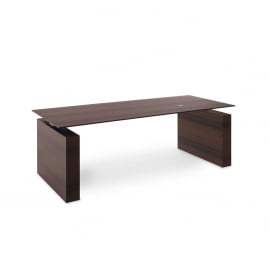 TESLA Стол письменный ЭВКАЛИПТ МОРЕН/ЧЕРН 110 101 ECL BL