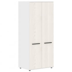 Гардероб ЕДИС ЕCВС 85 Ясень Траун Черный Белый / EDIS ECWS