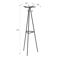 Вешалка Галилео 217 Черный