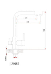 Кухонный смеситель GRANULA 2015 Базальт