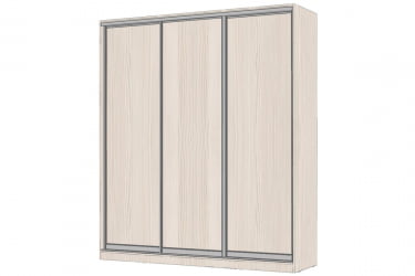 Шкаф-купе 3-х дверный Виктория 2000х584х2300, Бодега светлая 20ДЛДЛДЛ-ПЯШШ-Бс 310-3117