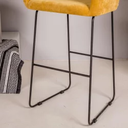 Стул полубарный Oscar ПБ Желт/Линк