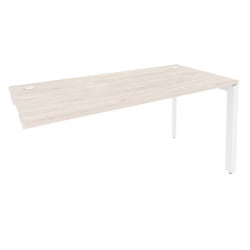 Стол-приставка на П-образном м/к к опорным элементам ONIX O.MP-SPR-4.7 Денвер Светлый/Белый