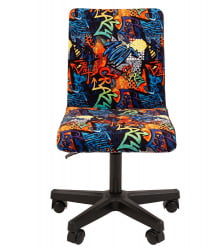 Детское кресло CХАИРМАН ТИН (КИДС) 109 черный пластик CРАЗЙ / CHAIRMAN (KIDS) CRAZY