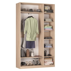 Шкаф распашный R-230х135х45-1-M(ДСС)