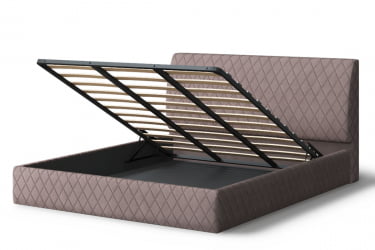 Кровать Хилтон, 2000x1600 мм, кофе