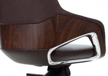 Кресло руководителя Бюрократ _DAO-2 Коричневый