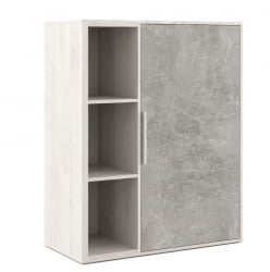 Шкаф средний с вертикальной нишей B-TONE BTN36151031 Сосна Бетон светлый