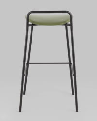 Стул барный Mantis экокожа зеленый