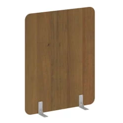 Перегородки на металлических опорах на фетровых подпятниках Р-лине ДП.Ф-120-150 Орех Гварнери / R-line DP.F-120-150