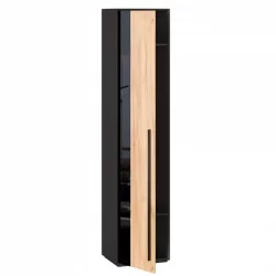 Прихожая в коридор современная Неаполь №2 Черный Дуб Золотой